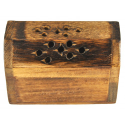 Boite porte encens pour cone (9 x 5 x 6 cm)