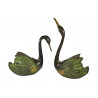 Couple de cygnes 18 cm, 14 cm; 1,4 kg
