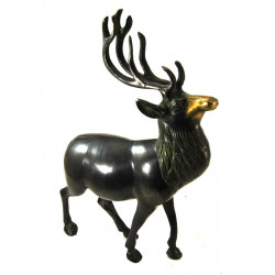 Cerf la tete haute 25 cm, 2 kg