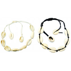 Bracelet coquillage reglable