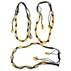Collier coquillage et perle