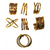 Bague en laiton GM motifs varies
