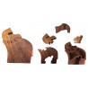 Boite en bois secrete elephants