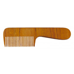 Peigne en bois a manche (17 cm)