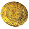 Porte encens ohm rond en laiton