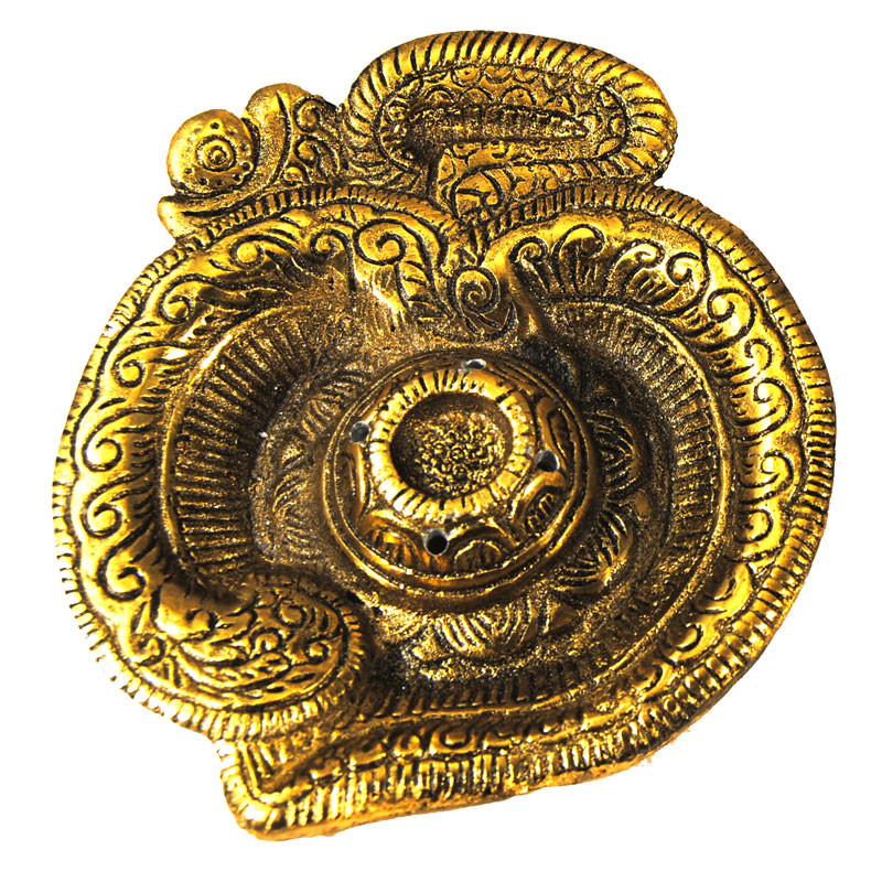 Porte encens OHM en laiton
