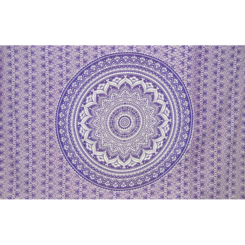 PETITE TENTURE FLEURS  VIOLETTE