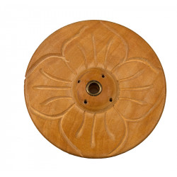 Porte encens fleur rond pour encens nepalais