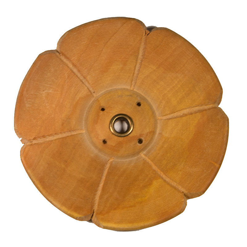 Porte encens feuille rond pour encens nepalais Porte encens feuille rond pour encens nepalais