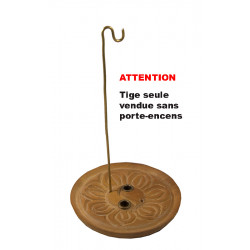 Tige laiton pour encens nepalais en tresse