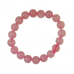 Petit bracelet (enfants) en quartz rose