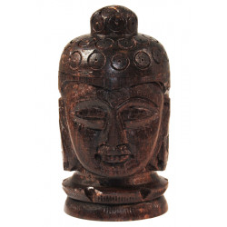 Boite en bois tete de bouddha GM (7,5CM X 4CM)