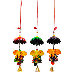Mobile Ganesh peint 35 cm