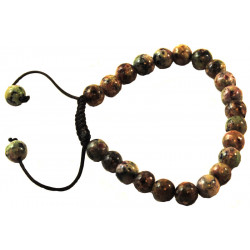 Bracelet nepalais unakite 6mm
