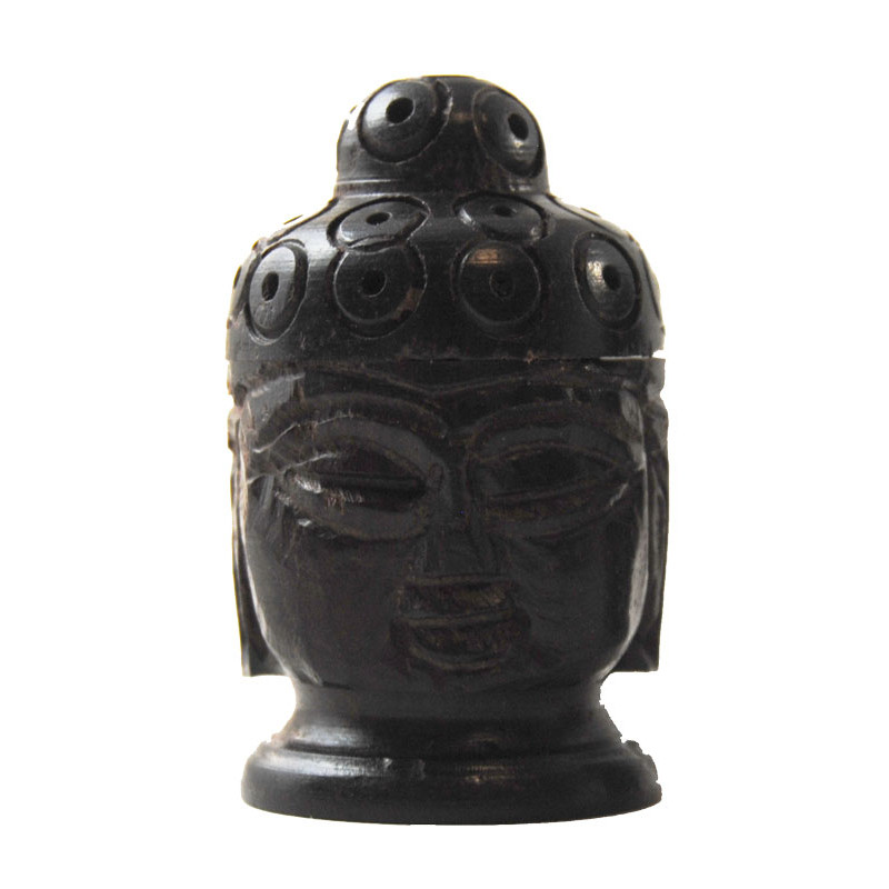 Boite en bois tete de bouddha PM (4,5 CM x 2,5 CM)