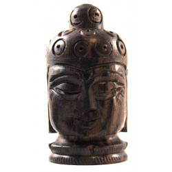 Boite en bois tete de bouddha MM (6 CM x 3 CM)