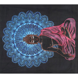 TENTURE BOUDDHA BLEUE