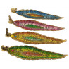 Porte encens metal couleur avec statuette