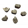 Tampon en bois motif assortis