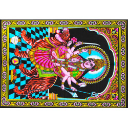 Mini tenture fluo Amba  (100cm x 75 cm)