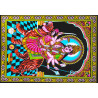 Mini tenture fluo Amba  (100cm x 75 cm)