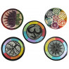 Porte encens rond en pierre colore