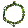 Bracelet nepalais jade verte pierre 6mm