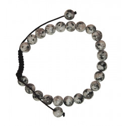 Bracelet nepalais larvikite pierre 6mm