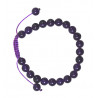 Bracelet nepalais amethyste pierre 6mm