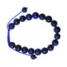 Bracelet nepalais grosse pierre lapis lazuli pierre 10mm