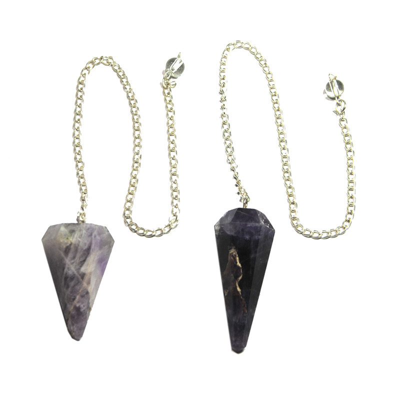 Pendule en amethyste