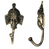 patere en aluminium tete de ganesh