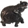 Statuette elephant en resine