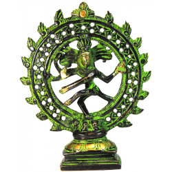 Statuette natraj de Shiva roi de la danse 15 cm, 400g