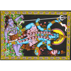 Mini tenture fluo Kali  (100cm x 75 cm)