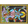 Mini tenture fluo Kali  (100cm x 75 cm)