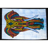 Mini tenture elephant multicolore (110 cm X 70 cm)