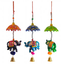 Mobile elephant peint 35 cm