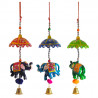 Mobile elephant peint 35 cm
