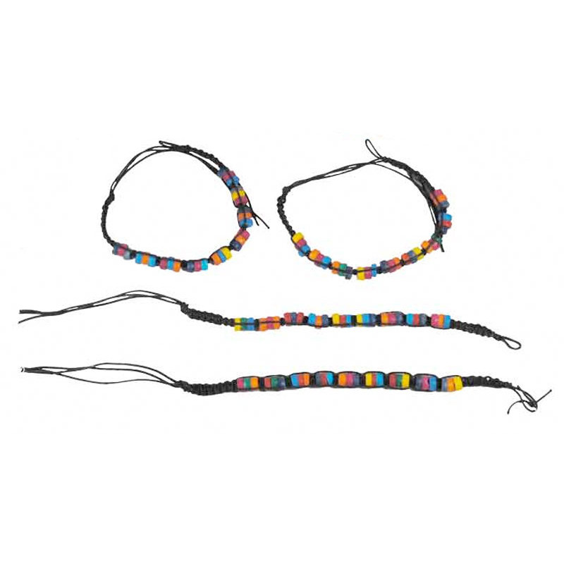 Bracelet perles multicolores