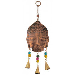 Mobile tete de bouddha cuivre