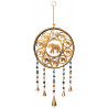 Mobile elephant dore avec clochette