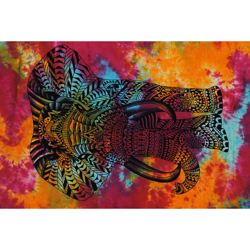 PETITE TENTURE ELEPHANT MULTICOLOR (1.20m x 2.20m)