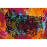 PETITE TENTURE ELEPHANT MULTICOLOR (1.20m x 2.20m)