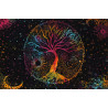 PETITE TENTURE ARBRE DE VIE MULTICOLOR (1.20m x 2.20m)