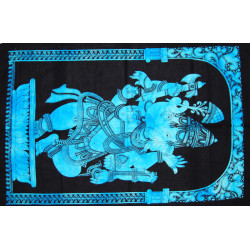 Mini tenture Ganesh multi couleurs (110 cm X 70 cm)