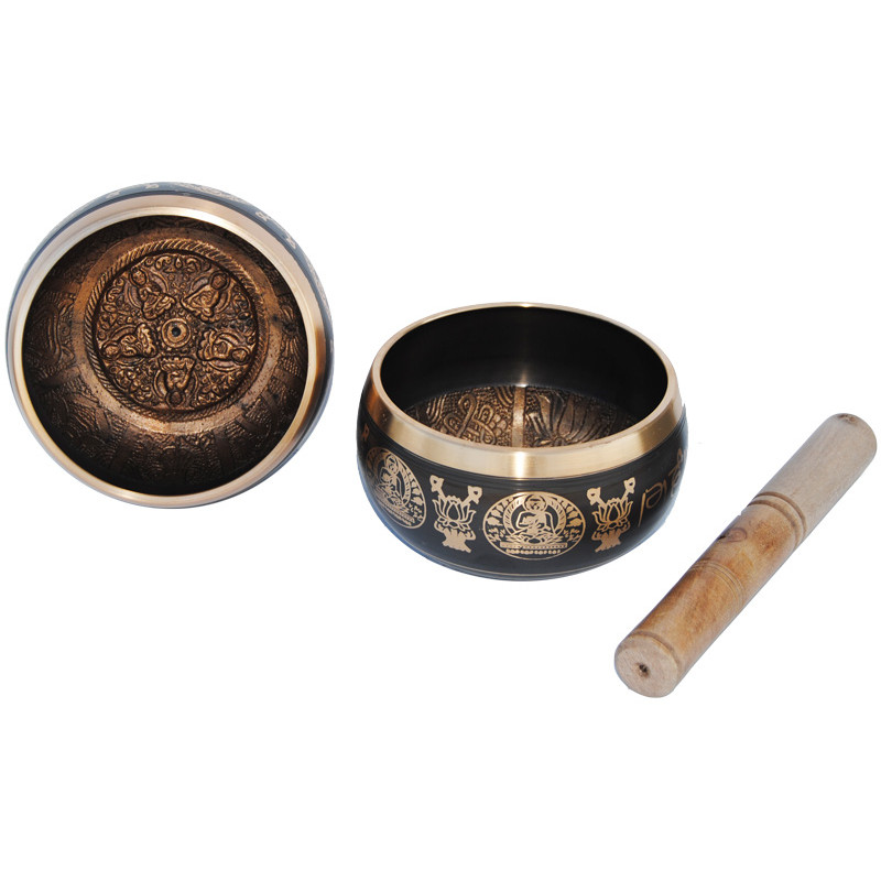 Bol chantant tibetain bouddha grand modele (550 a 750g) Bol chantant tibetain bouddha grand modele (550 a 750g)