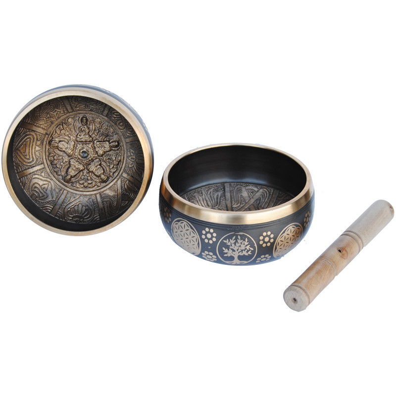 Bol chantant tibetain arbre de vie tres grand modele (800 a 1100
