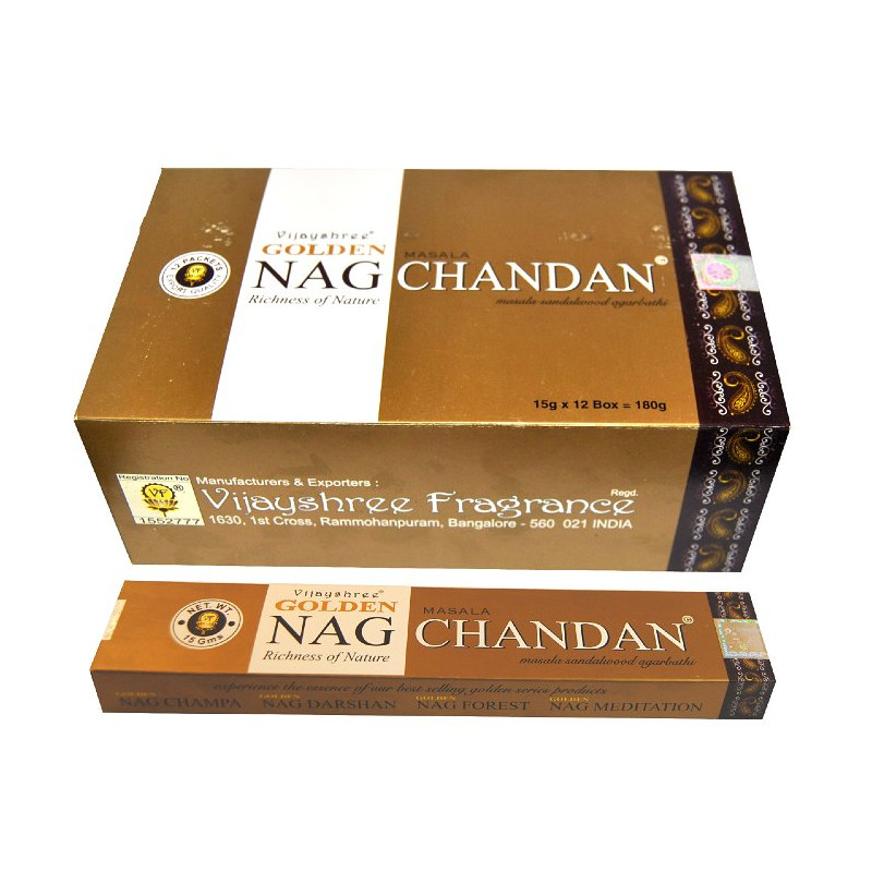 GOLDEN NAG CHANDAN  (12x15 GRS)