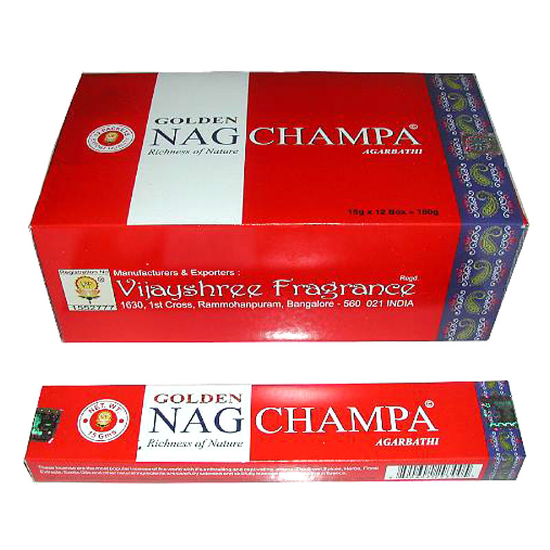 GOLDEN NAG CHAMPA  (12x15 GRS)